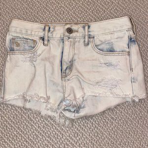 Abercrombie Washed Out Denim Jean Shorts